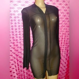 Sheer Ladies Night Blouse